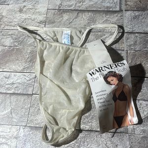 Vintage Warner style 230 thong size Small NWT